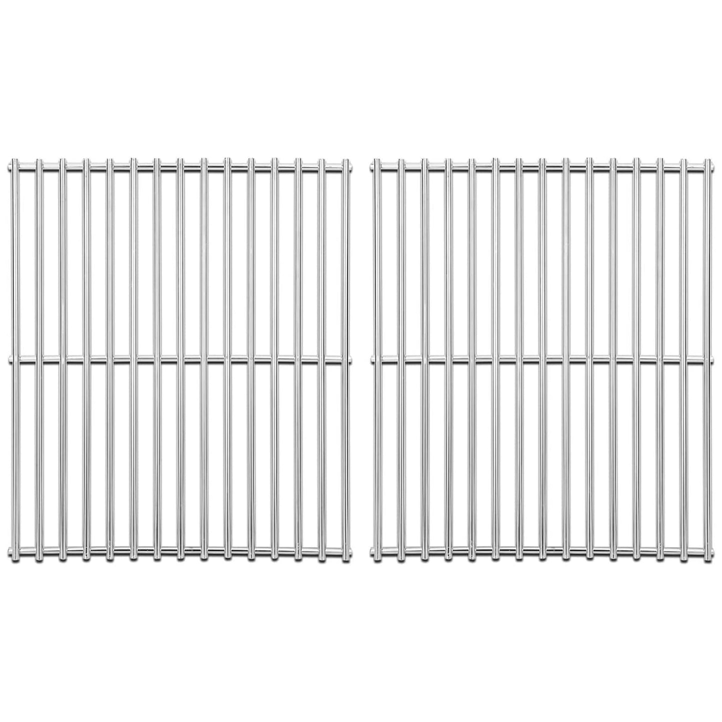 15 Inch Cooking Grates Replacement Parts for Broil-Mate 165154 195554 Broil King 986557, 9869-54 9869-57 Signet Crown Huntington 6666-54 Sterling 1155-54 Solid Stainless Steel Grill Grids