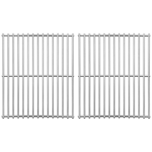 15 Inch Cooking Grates Replacement Parts for Broil-Mate 165154 195554 Broil King 986557, 9869-54 9869-57 Signet Crown Huntington 6666-54 Sterling 1155-54 Solid Stainless Steel Grill Grids