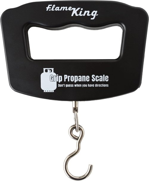 Flame King Propane Tank Digital Scale - Accurate Measurement for 5LB to 40LB Tanks | Black
