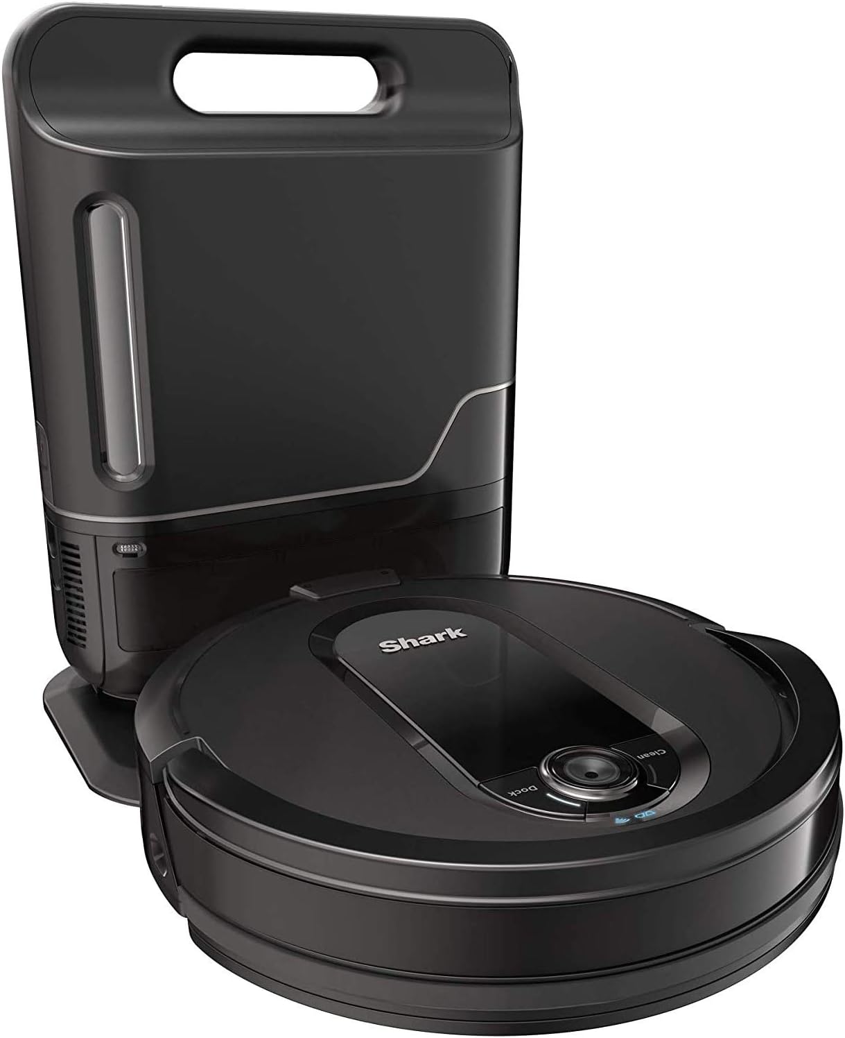 Shark RV1001AE IQ Robot Vacuum - Self-Empty XL with Home Mapping & Wi-Fi | Works with Alexa, Black