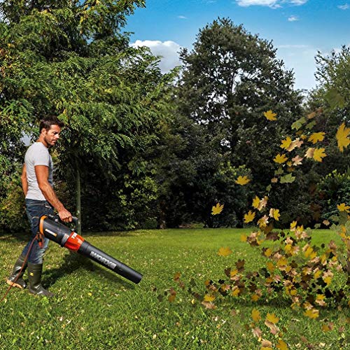 Electric Leaf Blower 12 Amp, 600 CFM & 110 MPH, Lightweight Yard Cleanup Tool