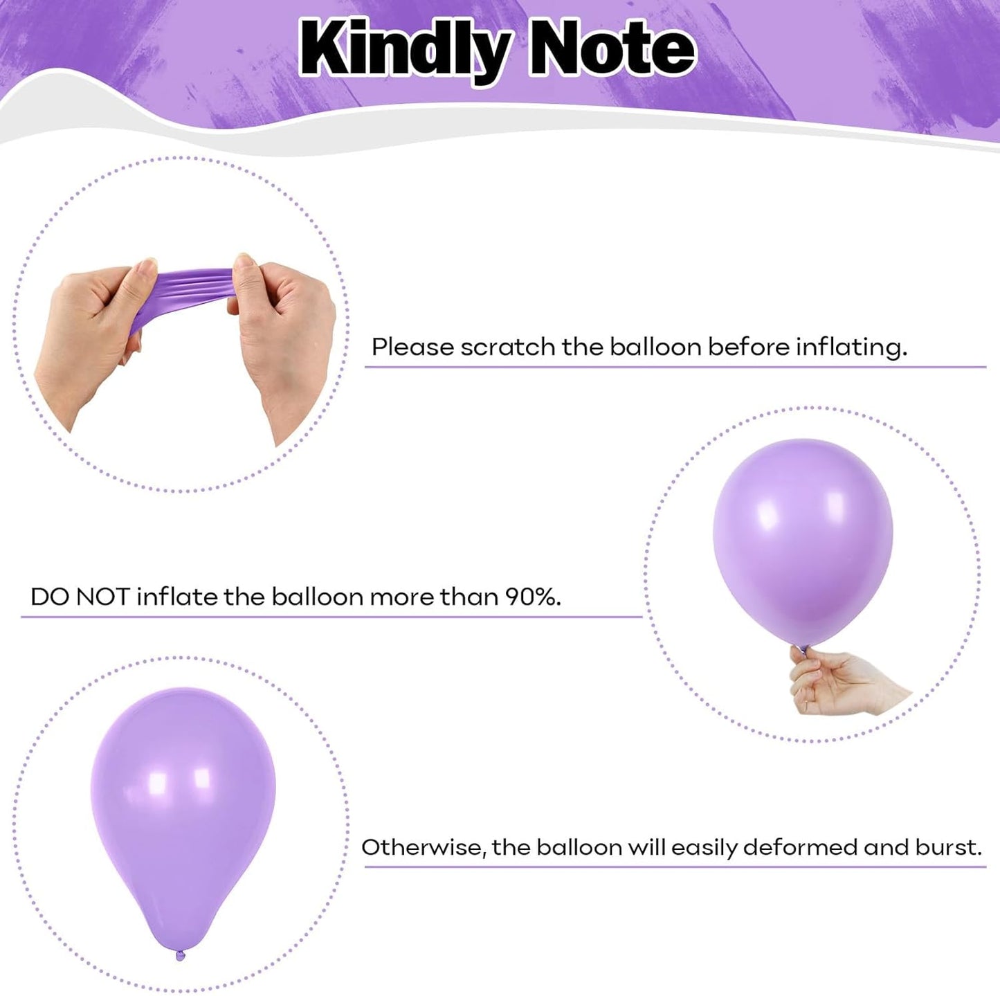 Purple Pink Balloons - 12 Inch Mermaid Halloween Set | 35 Pcs with Metallic Confetti for Parties
