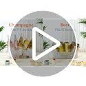 Plastic Ice Bucket Set 13L for Parties and Events - 2 Pieces, BPA Free