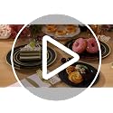 200PCS Black Plastic Dinner and Dessert Plates Set - Disposable Party Tableware