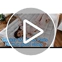 Oaskys Queen Mattress Pad Cover Cooling Deep Pocket Fitted Mattress Topper White