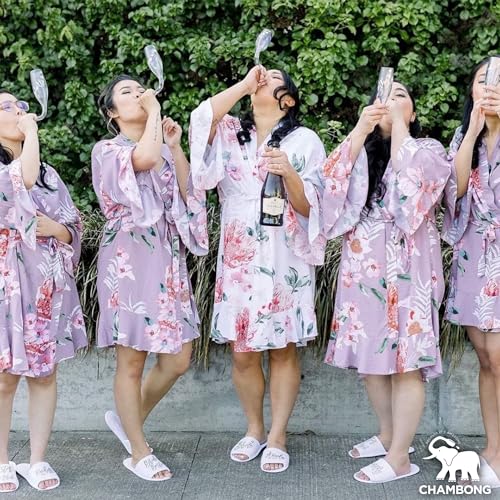 Chambong Champagne Flute Shooters - Shatterproof Bachelorette Favors,