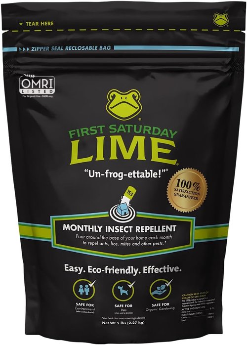First Saturday Lime - 5Lb Bag for Natural Pest Control & Odor Elimination