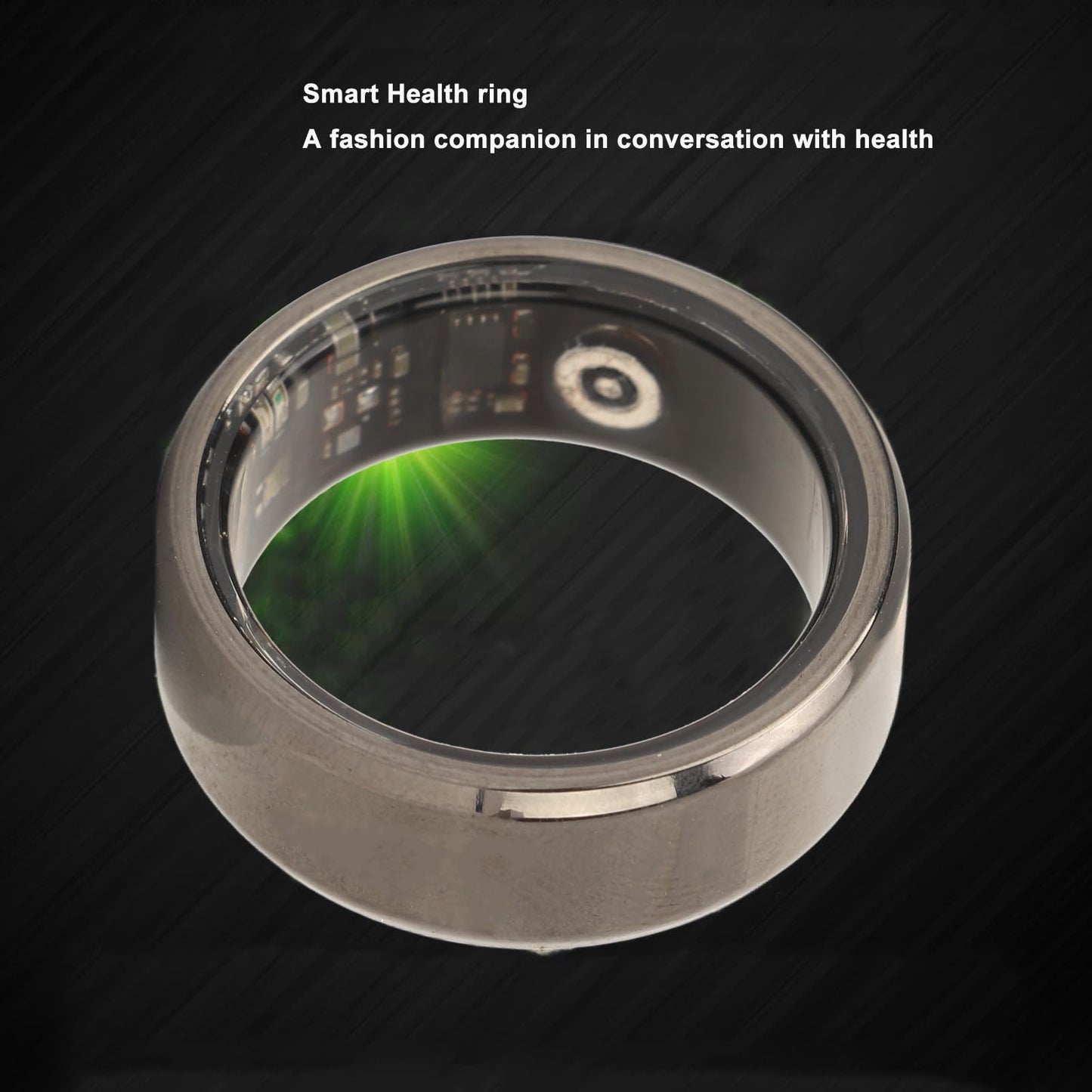 Smart Ring, Fitness Tracker with Heart Rate Monitor, Sleep Quality and Exercise Data, for Women and Men, Size 12