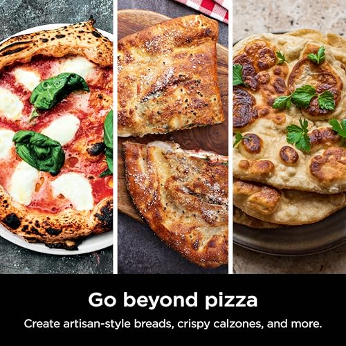 Ninja FlexFlame 16’’ Artisan Pizza Stone – Cordierite, 600°F, for PG300 Series