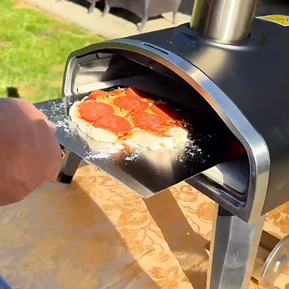 IQHLXN Pizza Peels,pizza peels metal,pizza steel for oven，pizza paddle。Essential Kitchen Tools for Making Perfect Pizza Crust, pizza peel.