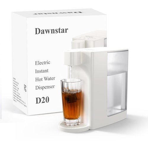 Dawnstar Electric Kettles, D20 Instant Hot Water Dispenser for Quick Boiling & Dispense, Adjustable 3 Temperatures & 5 Water Volume, Removable 0.8 Gallon 100 Ounce Water Tank Capacity, BPA Free