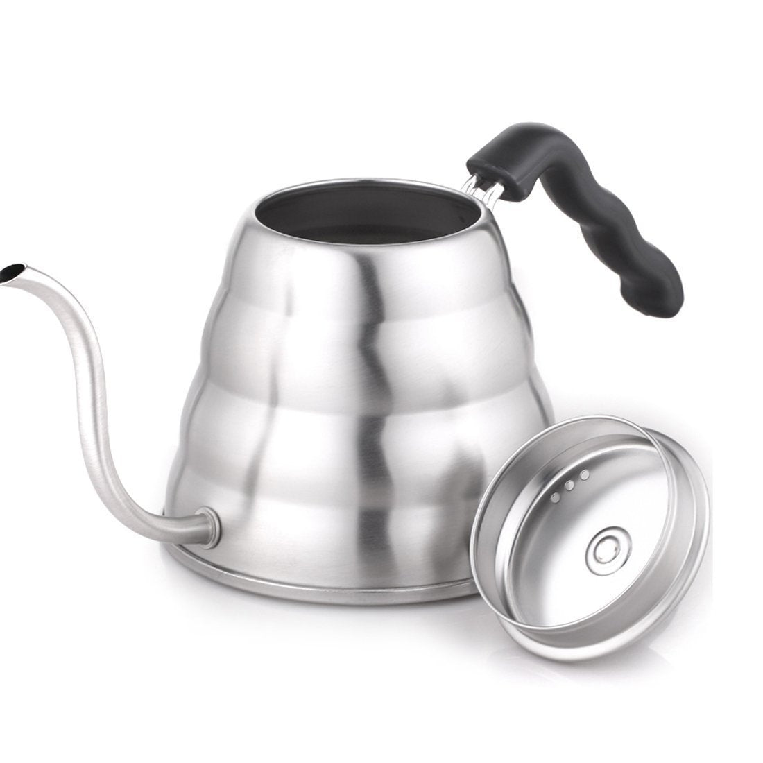 Hario V60 "Buono" Gooseneck Drip Kettle, 1200ml, Silver
