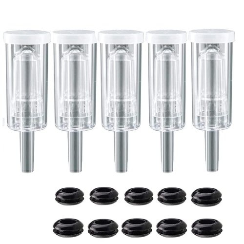 5ct. 3 Piece Airlocks with 10 Grommets,Brewing Airlock Kit,Airlocks for Fermenting Air Lock Ferment for Beer Wine Making