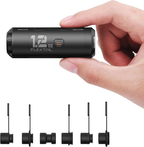 FLEXTAILGEAR Ultra-Mini Electric Air Pump - Rechargeable Portable Pump for Inflatables | 1.2 oz