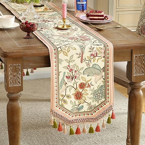 patdrea Cullom Velvet French Designer Vintage Table Runner 12"x63"