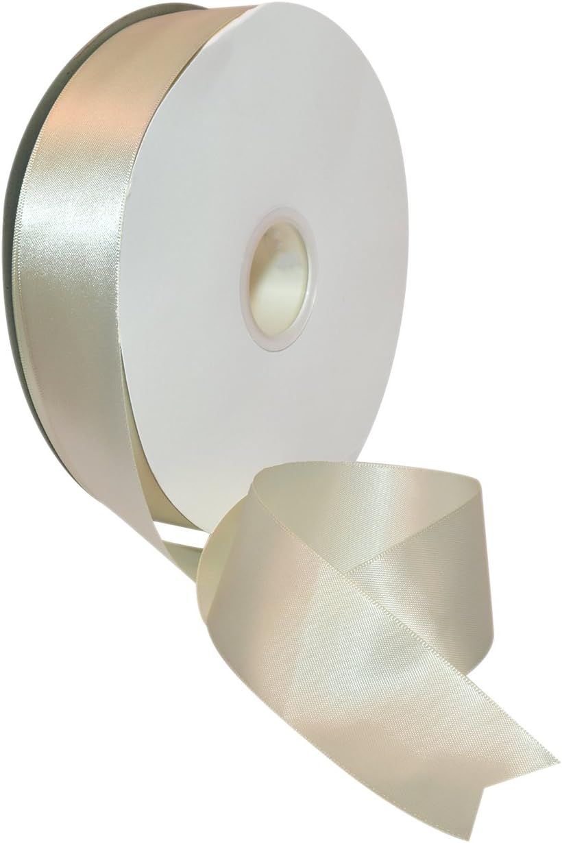 Rosy Mauve Double Face Satin Ribbon 3/8" x 100 YD - Perfect for Gift Wrapping, Crafts & Weddings