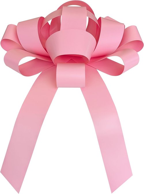 CarBowz Big Pink Car Bow - Giant 30" Non-Scratch Magnet | Weather-Resistant Vinyl Decor