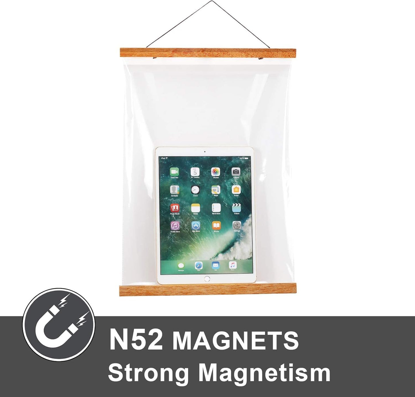WITCOLOR Magnetic Poster Hanger Frame - 20" Wide Magnetic Wall Holder for 20x28, 20x30, 20x20, 20x16, 20x24 Posters