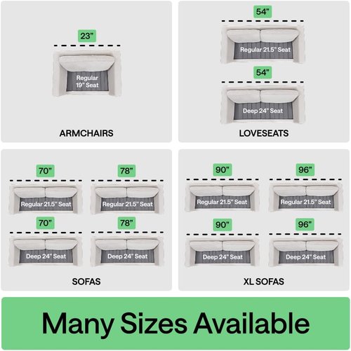 GORILLA GRIP Heavy Duty Couch Cushion Support Board - Fix Sagging Sofas, 21.5 x 54 Inches, Durable Grey Plywood