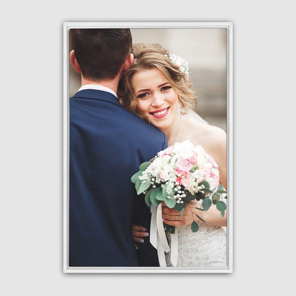 Wall26 Framed Canvas Wall Art - Custom Living Room & Bedroom Prints Ready to Hang | 16"x24", White Frame