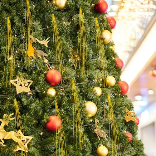 2000pcs Christmas Tinsel Icicle Strands for Tree Decoration, Holiday & Party Decor