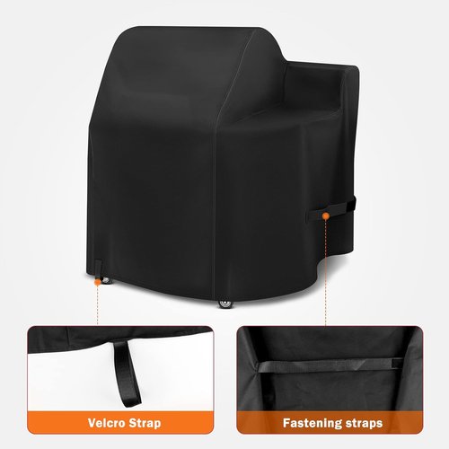 iCOVER Grill Cover for Weber 24-Inch SmokeFire Pellet Grill - Heavy Duty Waterproof 600D Canvas