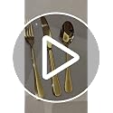 60-Piece Gold Stainless Steel Flatware Set - Service for 20, Mirror Polished, Dishwasher Safe