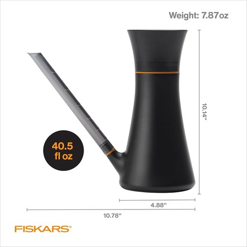 Fiskars Indoor Watering Can - Long Reach Spout for Precision Hydration | Ergonomic 40 oz Design