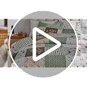 Patchwork Quilt Set Full/Queen Green Floral Plaid Bedspread 3 Pieces - Reversible Lightweight Microfiber Summer Bed Coverlet - Queen 90"x90" Variation of THIS listing