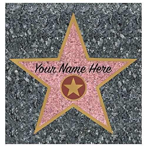 Beistle Walk of Fame Star Peel-N-Place Decoration