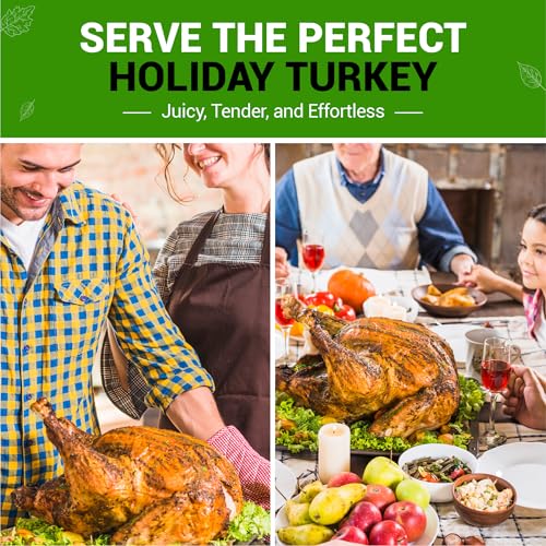 Heavy-Duty Oven Bags for Roasting - 100-Pack, Food-Grade, Heat-Resistant, BPA-Free