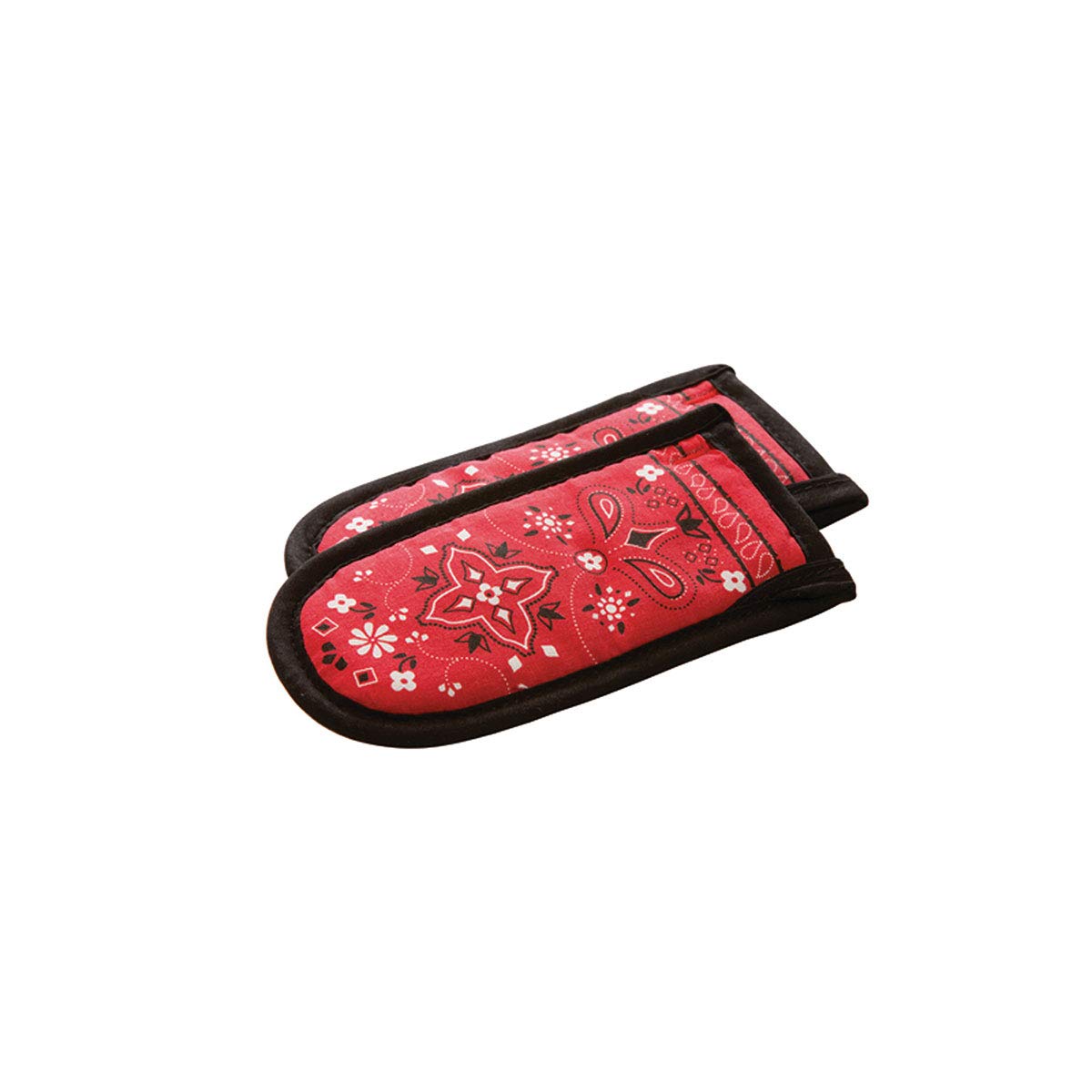 Lodge Fabric Hot Handle Holder (Pack of 2) - Machine Washable Hot Handle Holder Designed for Traditional Lodge Cast Iron Products - Reusable Heat Protection Up to 350° - Bandana