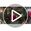 Burgundy Velvet Christmas Ball Ornaments-46pcs Shatterproof Tree