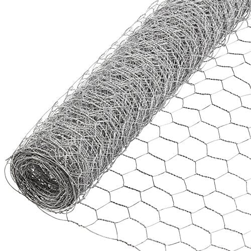 YARDGARD 2 Inch Galvanized Steel Poultry Netting - 24in x 150ft Bird & Small Animal Fence