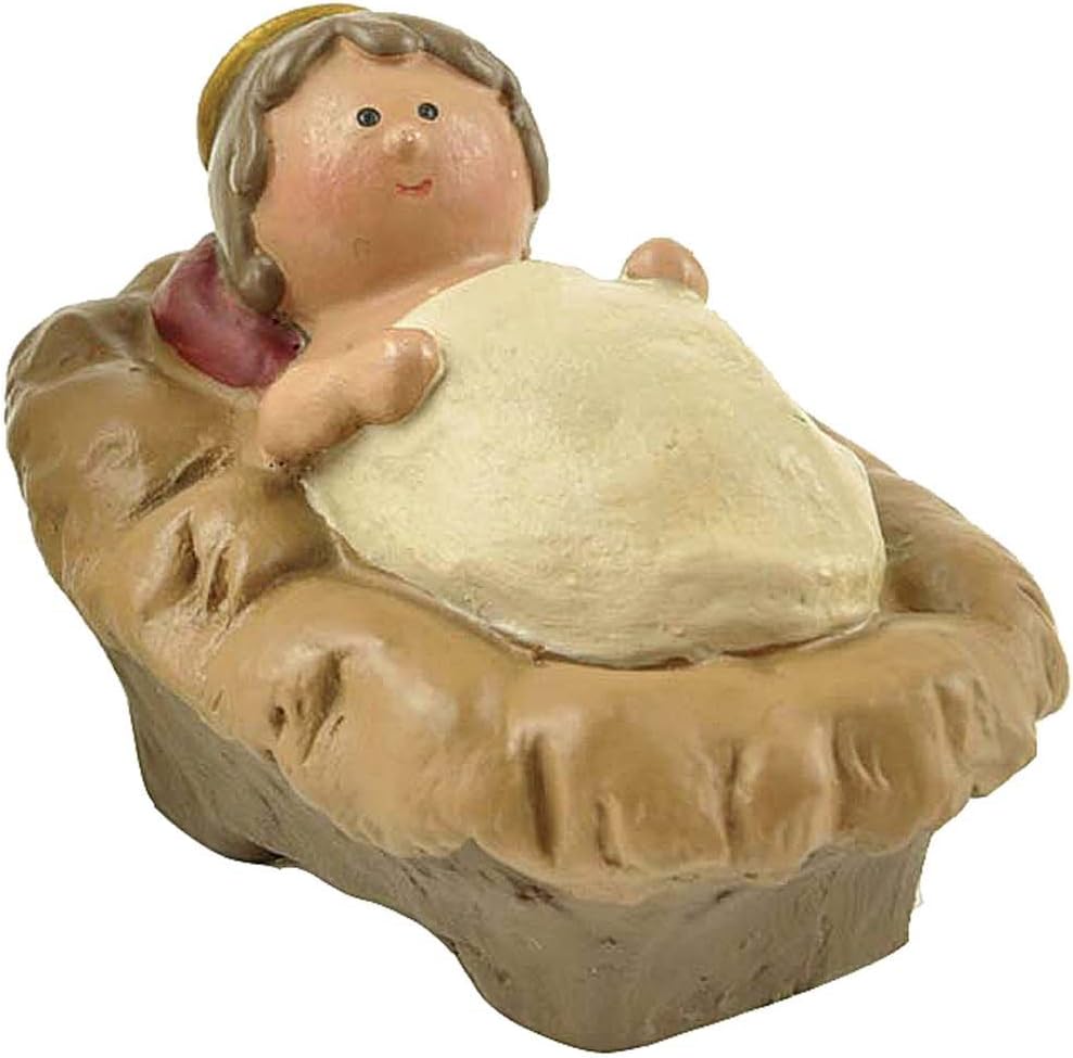 Miniature Holy Family Nativity Figurine - 2.56 Inch Tabletop Christmas Decoration