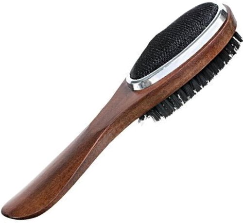 Home-it 3 in 1 Clothes Brush - Garment Care Lint Remover & Shoe Horn for All Fabrics
