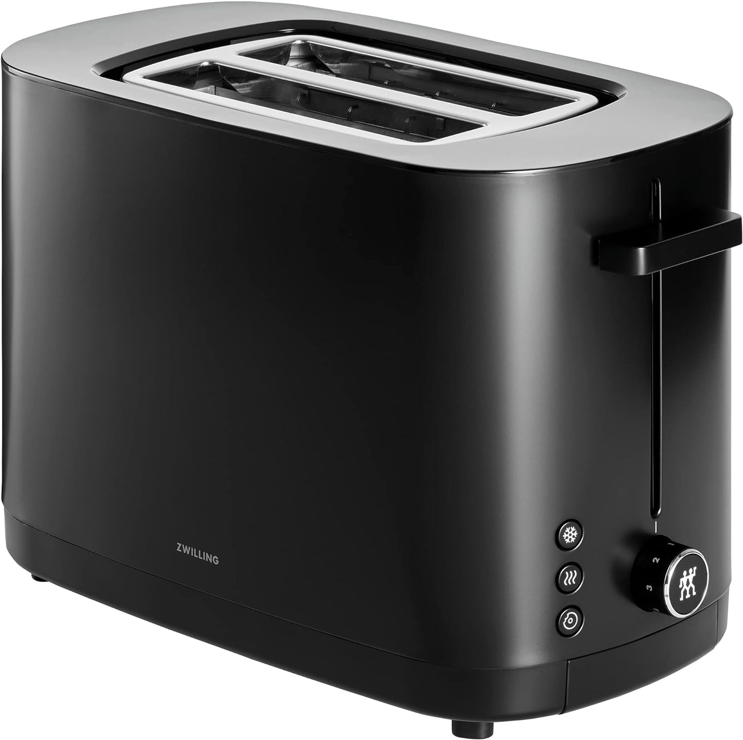 ZWILLING Enfinigy 2-Slice Toaster - Extra Wide 1.5" Slots for Bagels & Toast | Sleek Black Finish