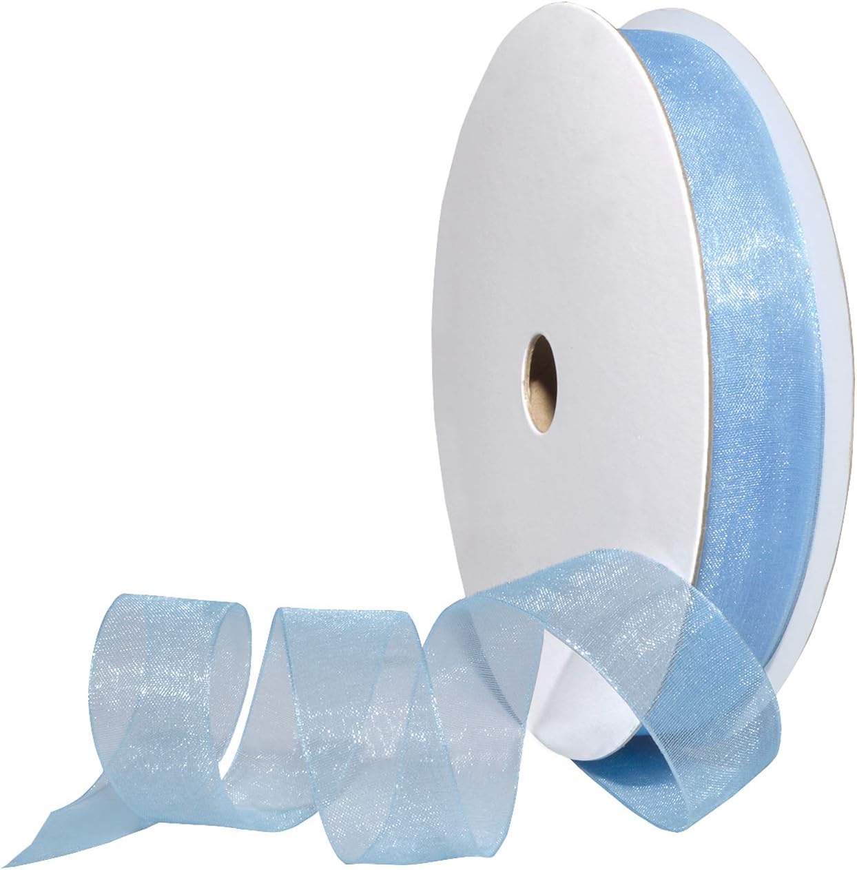 Red Organdy Nylon Ribbon - 5/8 Inch x 100 Yards | Morex 91803/100-609