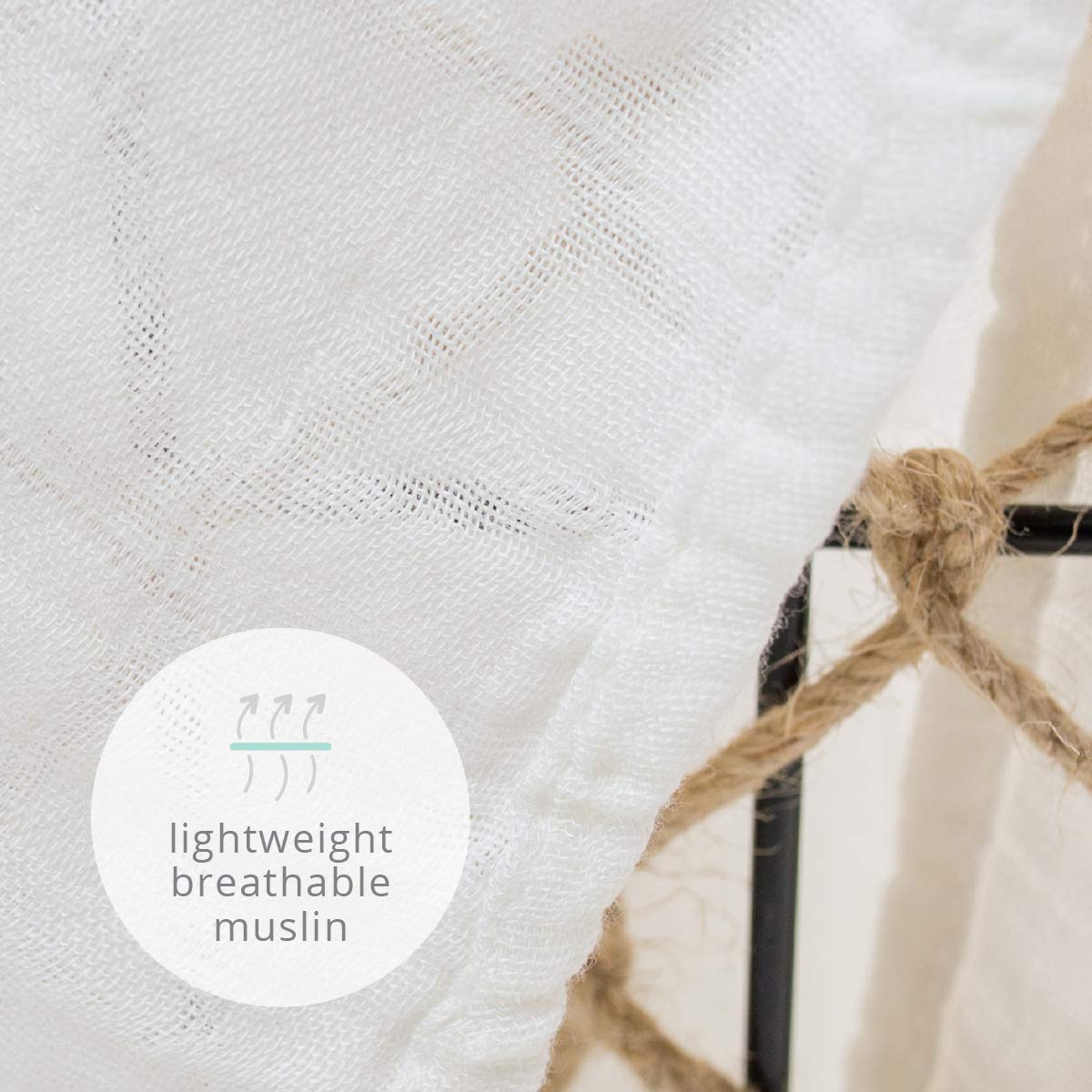 Lulujo Baby Swaddle Blanket| Unisex Softest 100% Cotton Muslin Swaddle Blanket| Neutral Receiving Blanket for Girls & Boys | 47in x 47in Hockey