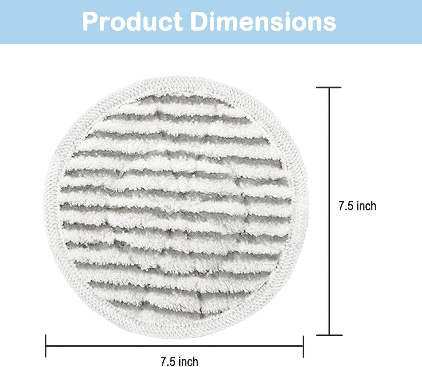 Skiennix Steam Mop Pads - 14 Pack Replacement for Shark S7001, S8201, S7201 | All-in-One Scrubbing Solution