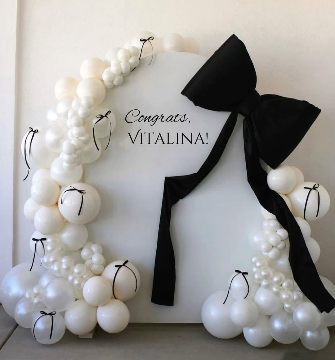 KBZVNAF Pearl White Latex Party Balloons - 50 Pack 12 inch Helium Matte White Ivory Balloons for Wedding Bridal Shower Baby Shower Birthday Party Decorations