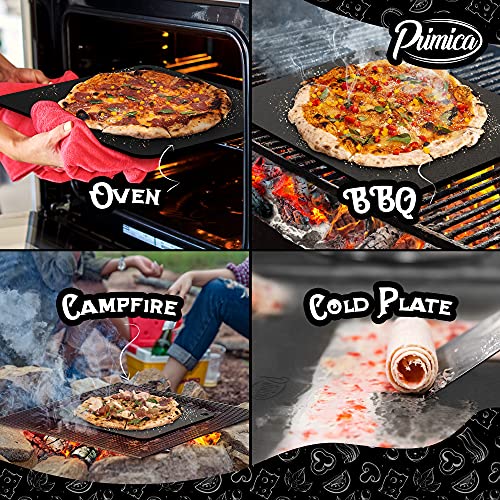 Primica Classic XL Pizza Steel 16x13.4 Inch - Premium Carbon Steel Crust Maker