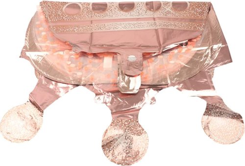 D Dywarm Rose Gold Crown Mylar Balloons And Pink Birthday Large Round Mylar Balloons Set For Birthday Decorations For Women