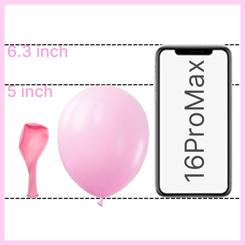 PartyWoo Pastel Balloons 100pcs 5 Inch Pastel Rainbow Latex Balloons for Baby Shower Gender Reveal Engagement Bachelorette Easter Bridal Shower Anniversary Retirement Birthday Party Decorations