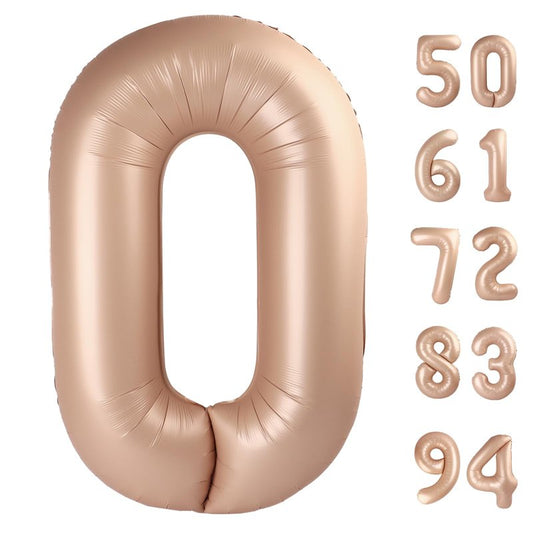 Light Brown Number 24 Balloon 40 inch, Tan 24 Number Balloons, Khaki 24th Sandy Brown Birthday Decorations, Beige 24 Year Old Women Men Light Brown Party Supplies