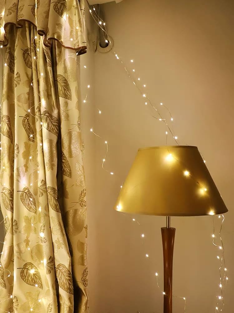 300 LED Curtain Light,3M*3M Fairy String Lights,Curtain String Lights for Party/Wedding/Festival/Christmas,Window Blinking String Light for Bedroom,Outdoor/Indoor,USB Plug with 8 Modes(Warm White)