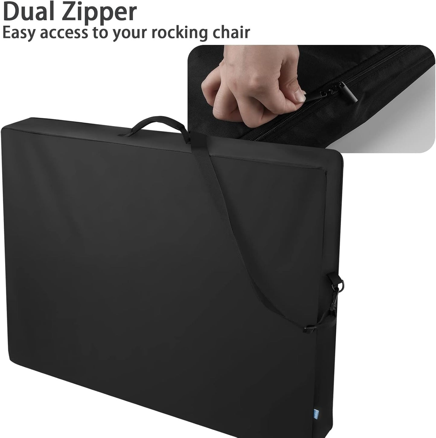 Xxerciz Carry Bag - Compatible Folding Chair Storage for GCI Outdoor Freestyle Rocker - Adjustable Strap