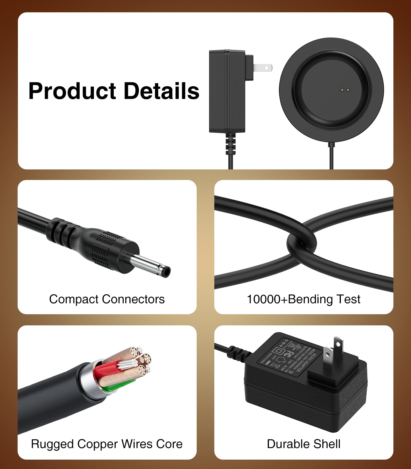 Kepwam Charging Coaster – Compatible with Kepwam T1, T2, and T2 Plus Self-Heating Coffee Mugs Only