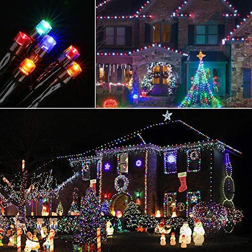 Lyhope 72ft Battery-Operated String Lights 200 LED Multicolor, 8 Modes, Indoor/Outdoor Waterproof
