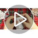 Christmas Village Houses Decor Set with Trees Reindeer Sleigh & Lights - Holiday Tabletop Display